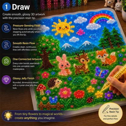 Topacme® 3D Glow Floating Art Pen🖼️