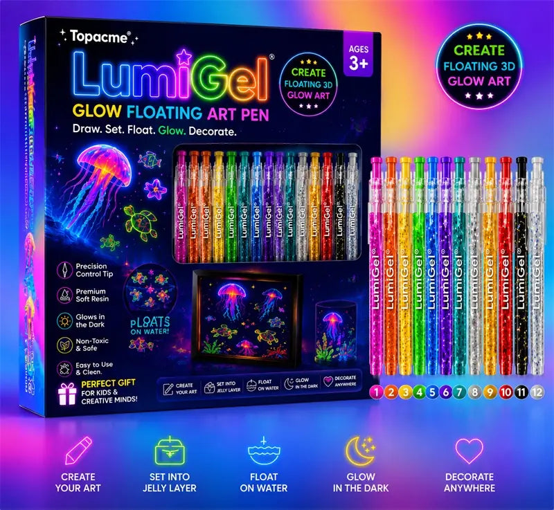 Topacme® 3D Glow Floating Art Pen🖼️