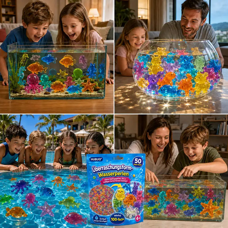 HUBUQ® Wasserperlen mit Überraschungsformen🪄🐳