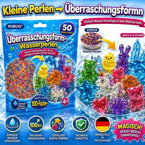 HUBUQ® Wasserperlen mit Überraschungsformen🪄🐳